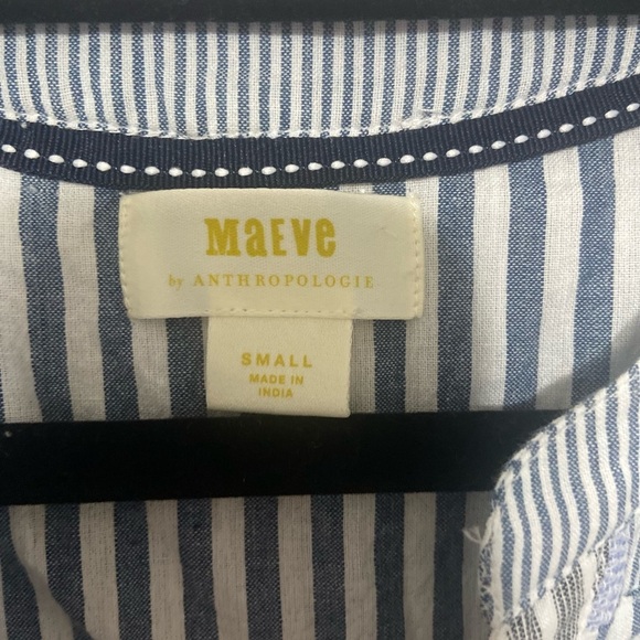 Anthropologie Maeve The Zoe swing blouse pullover oversized relaxed style size S - Picture 8 of 8